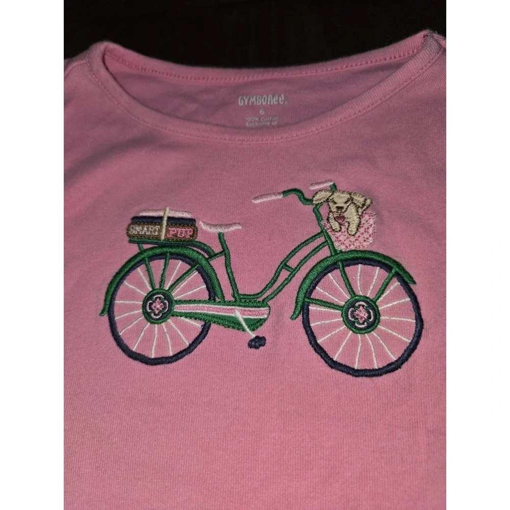 Gymboree smart girls rule bike top and dress size 6